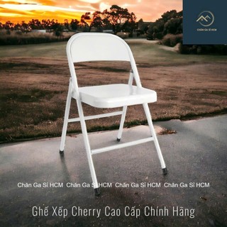 🔖CHÍNH HÃNG🔖 Ghế Cherry Bắc Âu Xếp Gọn Đa Năng Cao Cấp, Ghế Gấp Gọn Ngồi Làm Việc, Học Tập_Xuất Khẩu