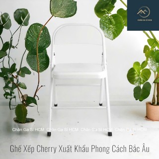 📢GIAO HỎA TỐC📢 Ghế Cherry Bắc Âu Xếp Gọn Chính Hãng, Ghế Xếp Đa Năng Làm Việc, Cà Phê_Hãng Xuất Khẩu