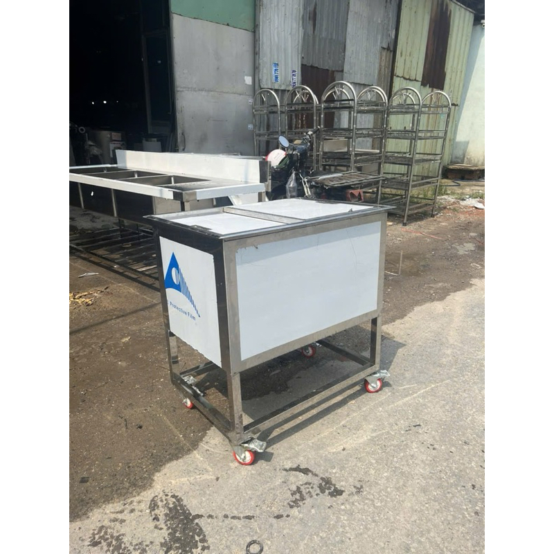 THùng Đá INOX  cách âm giữ nhiệt  quán cà phê quán trà sữa  giá xưởng