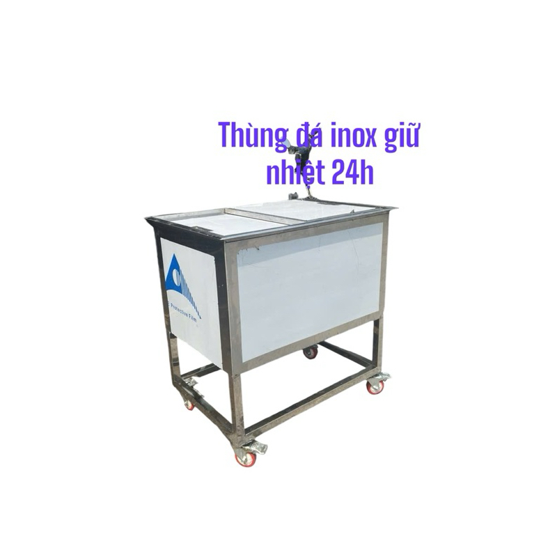 THùng Đá INOX  cách âm giữ nhiệt  quán cà phê quán trà sữa  giá xưởng
