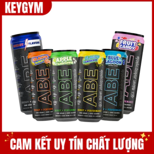 Applied ABE Lon 330ml ENERGY + PERFORMANCE Nước Uống Tăng Lực, Tập Trung Tỉnh Táo - KEYGYM
