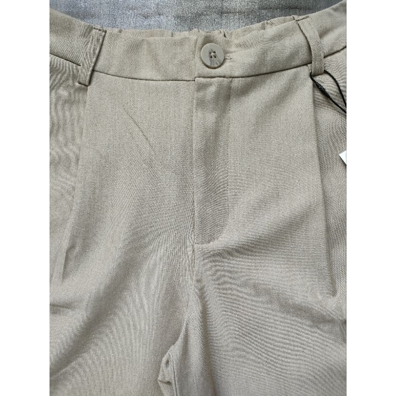 (BomoHouse) Quần tây suông rộng Stradivarius* bigsize fullchip- Cambo dư xịn