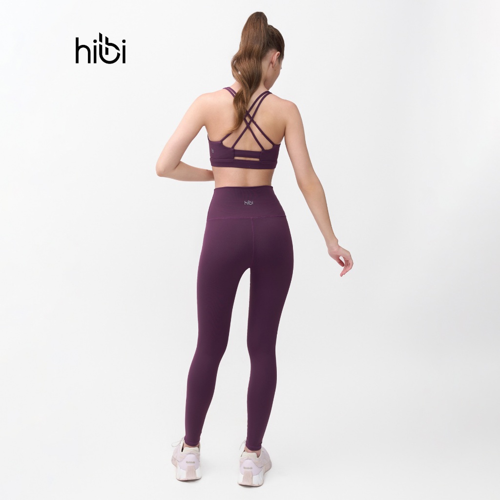Ảnh Set Đồ Tập Yoga Gym Hibi Sports H148 Kiểu 4 Dây Thun Ngang, Kèm Mút Ngực 3