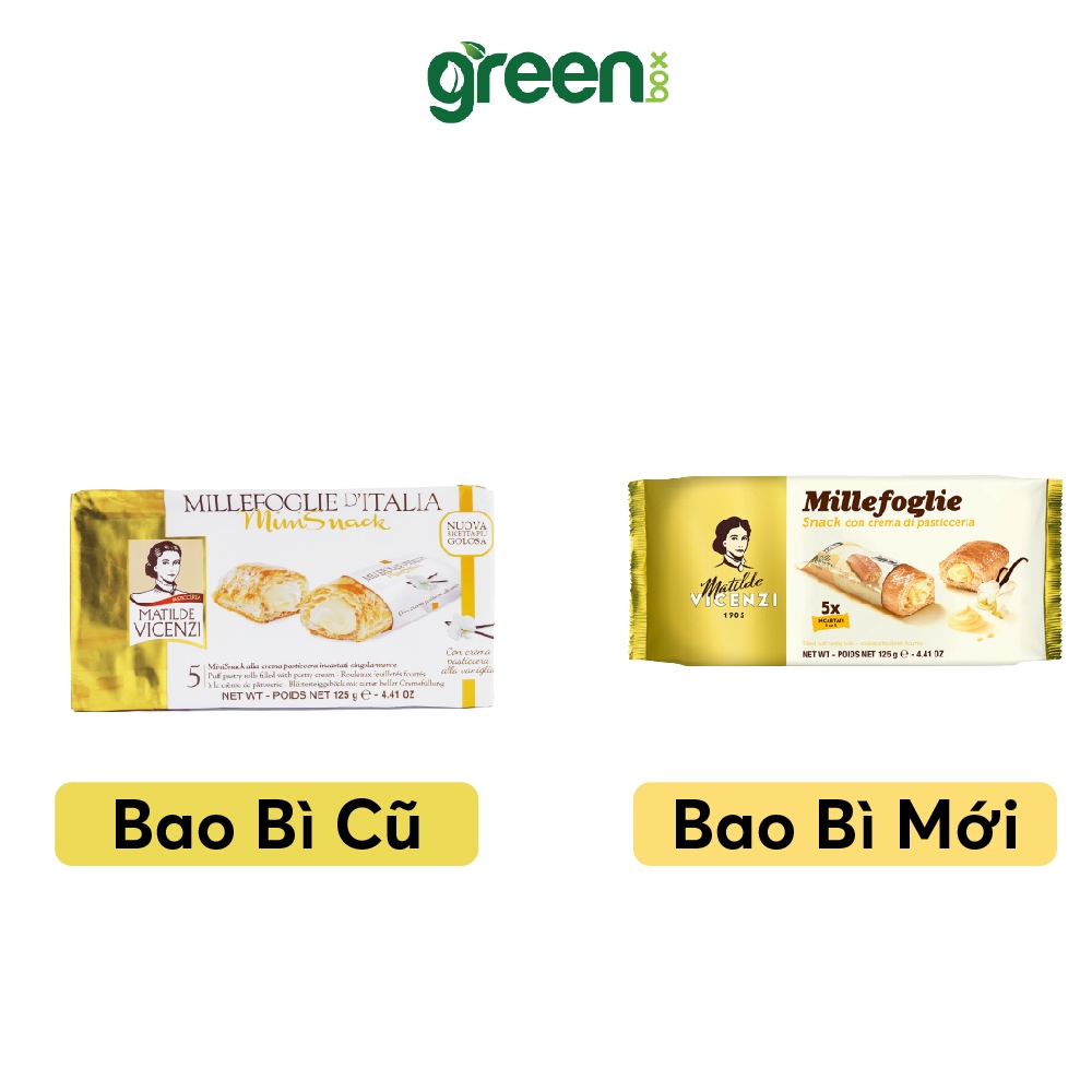Ảnh Bánh puff pastry cuộn kem Pastry Cream Millefoglie D'Italia MiniSnack nhập khẩu Ý 125g 3