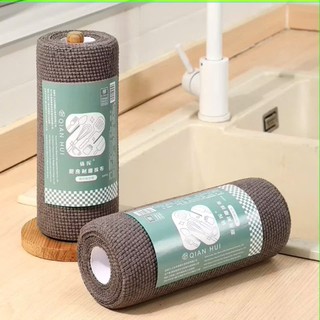 Cuộn Khăn Giấy Lau Bếp Đa Năng THAN ĐEN Dày Dặn Thấm Hút Có Thể Tái Sử Dụng,  KHĂN LAU THAN ĐEN - KHANLAUBEP6
