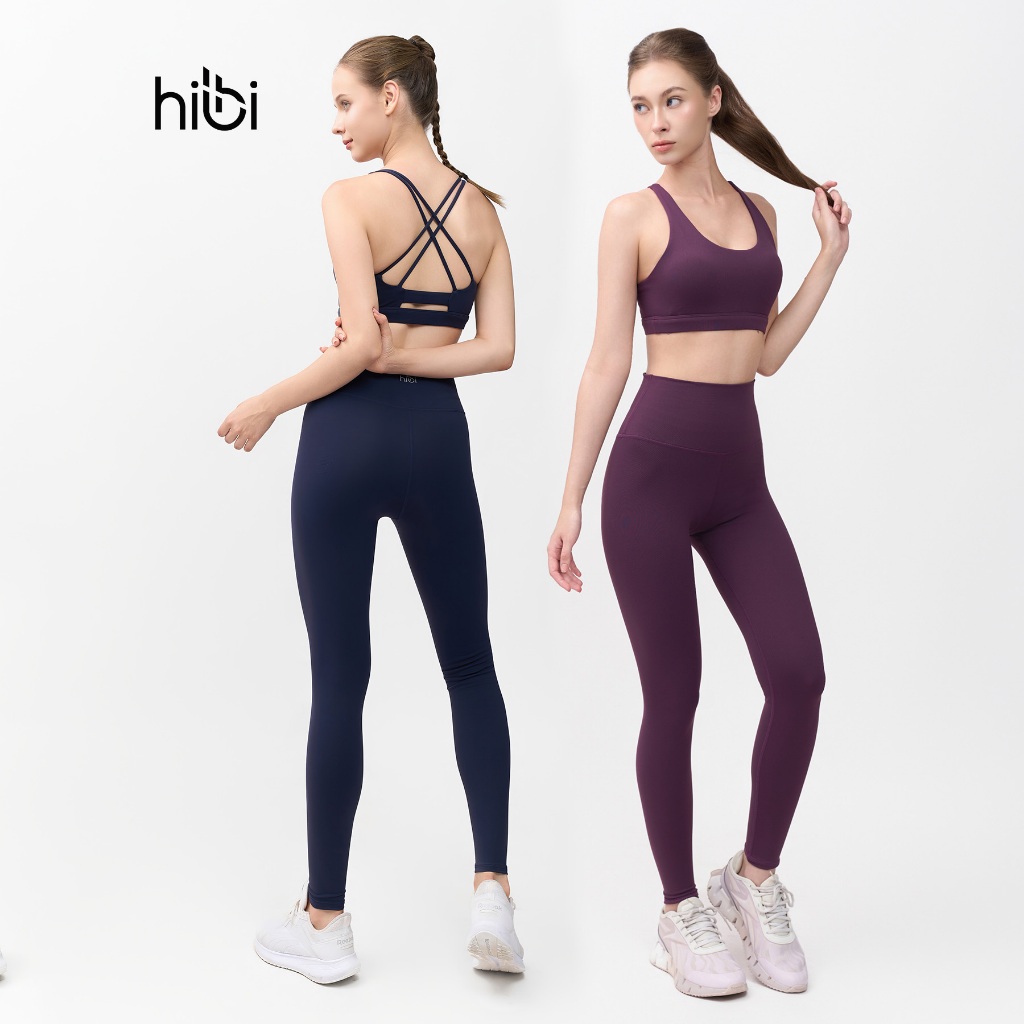 Ảnh Set Đồ Tập Yoga Gym Hibi Sports H148 Kiểu 4 Dây Thun Ngang, Kèm Mút Ngực 1