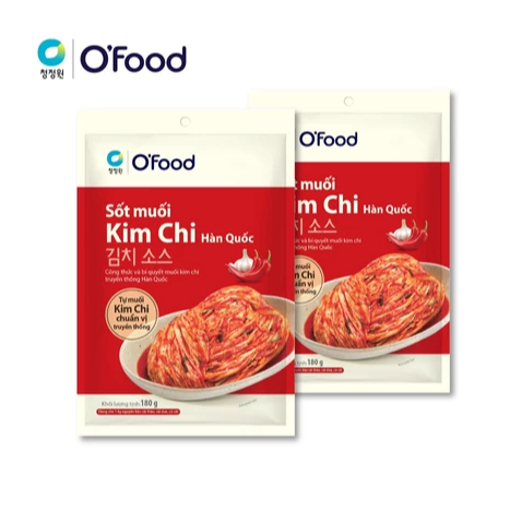 Combo 2 sốt muối kim chi O'food 180g/gói
