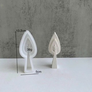 Khuôn silicon hình cây tán nhọn