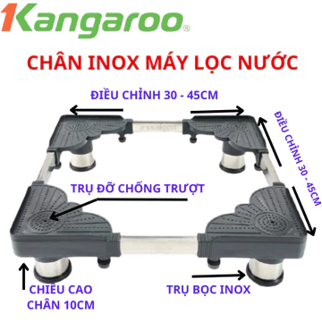 Chân đế inox dành cho máy lọc nước và cây nước - karofi - kangaroo , sunhouse , daikiosan...