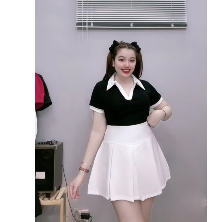Chân Váy Ngắn Bigsize Nữ Dáng  Chữ A Có Lót Vải Tây Mềm Mại Lên Phom Tôn Dáng CV405