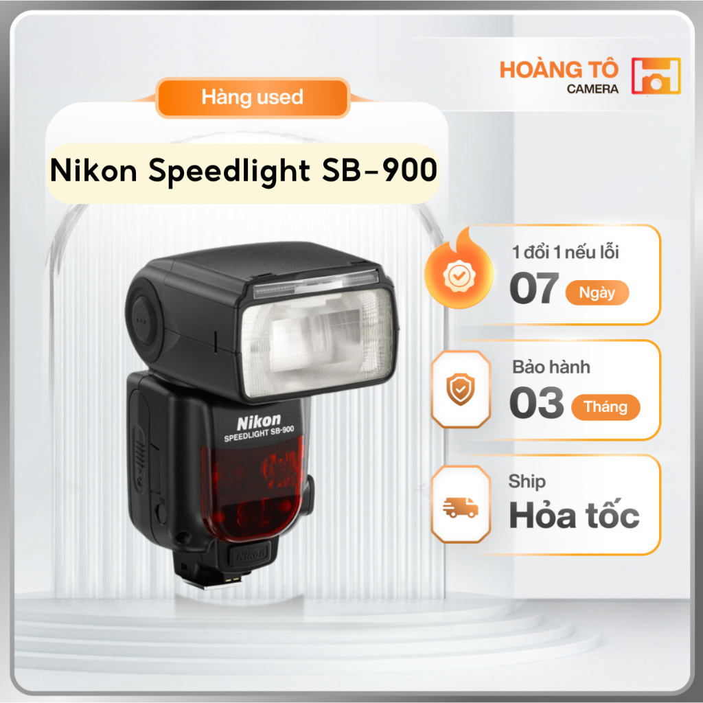Nikon Speedlight SB-900|Mới 96%Đèn Flash rời Nikon SB-900 hàng cũĐèn