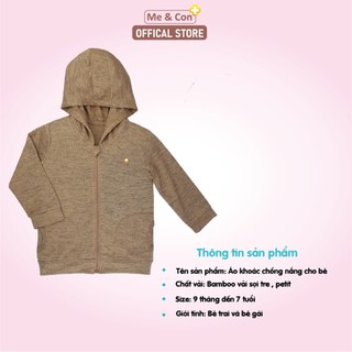 Áo khoác Me & Con+ chống nắng chống gió cho bé trai và bé gái từ 9 tháng đến 7 tuổi