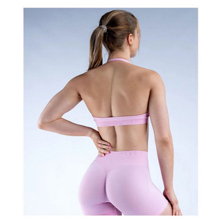 Áo Thể Thao Gym, Yoga Nữ Thiết Kế Cổ Yếm Chất Dệt Kim Cao Cấp Nâng Đỡ Vòng 1 Tốt, Co Giãn 4 Chiều (mã áo Impact)
