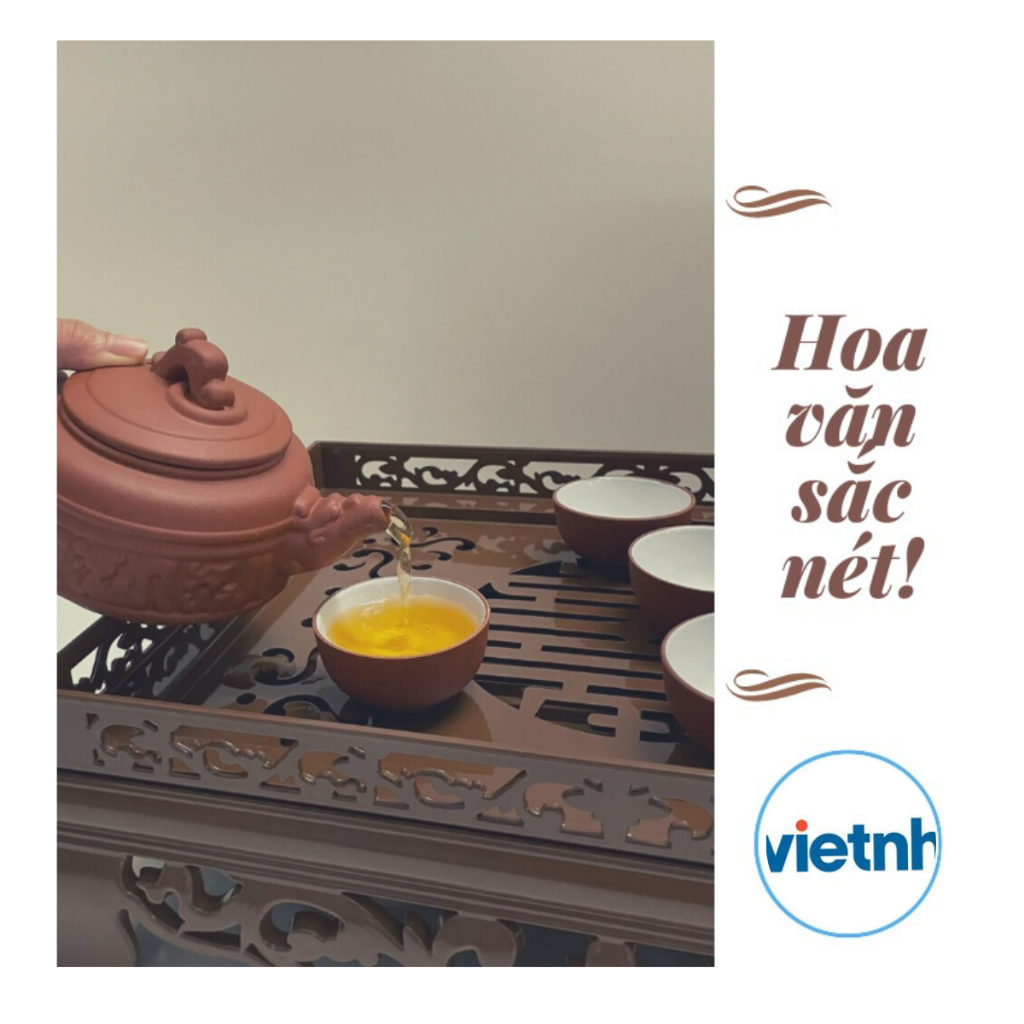 Khay Trà Giả Gỗ Cao Cấp Sang Trọng Lịch Thiệp Chính Hãng VIỆT NHẬT (Mã 5686)