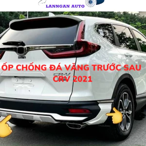 Ốp chống đá văng Honda Crv 2020-2022, bộ cản trước sau CRV. Có 3 màu trắng, đen, carbon