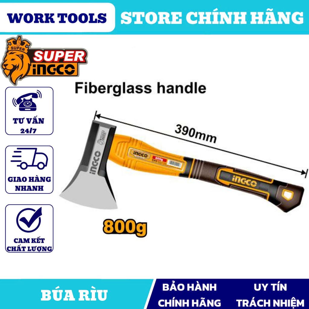 ĐỒ NGHỀ INGCO Búa rìu 800g HAX081800 | Shopee Việt Nam