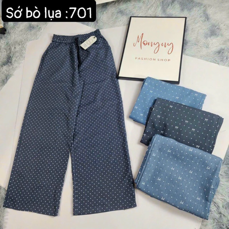 Quần JEAN giấy,Quần JEAN lụa băng, quần bò giấy, quần bò lụa dành cho nữ phong cách Hàn Quốc, quần ống rộng
