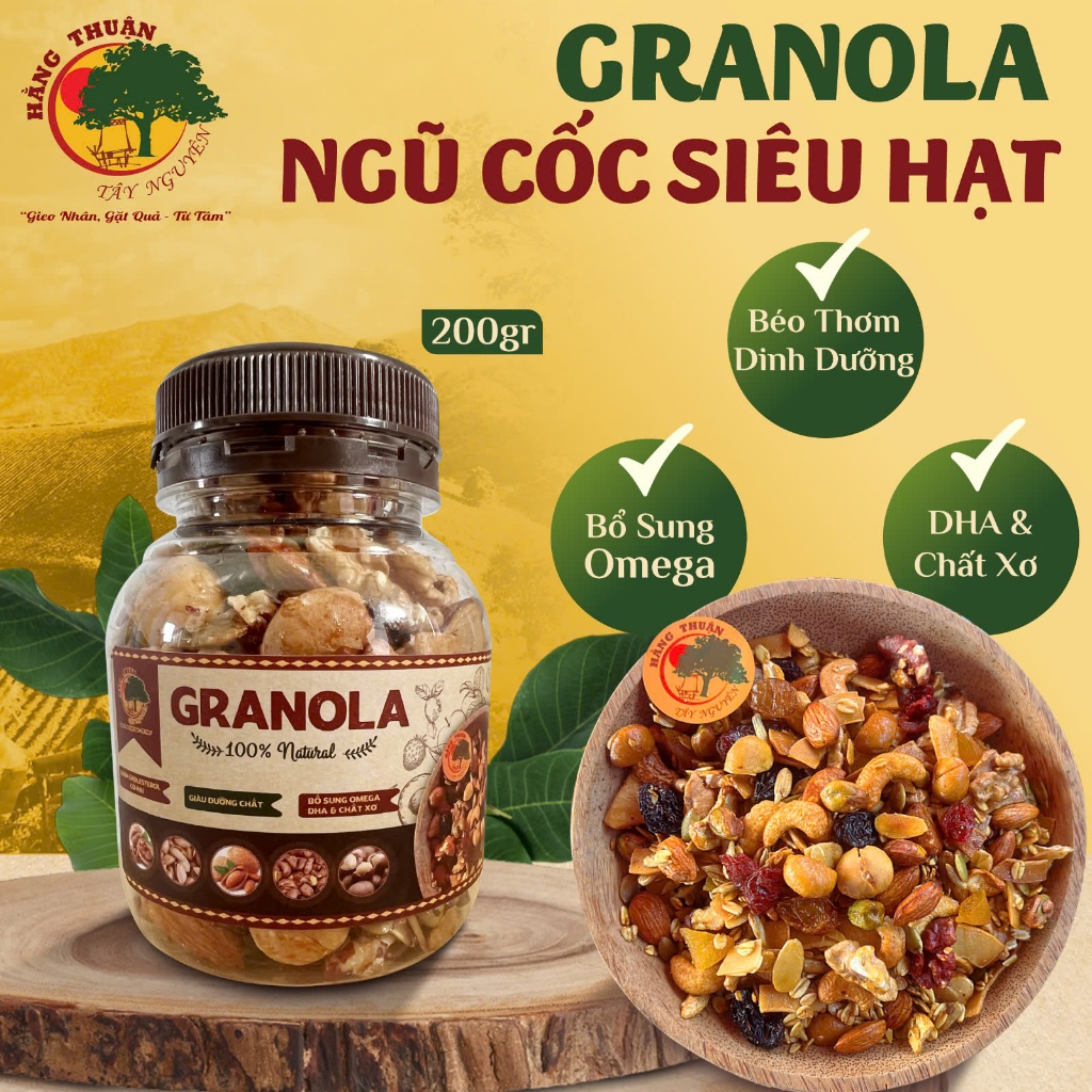 GRANOLA - Ngũ Cốc Siêu Hạt