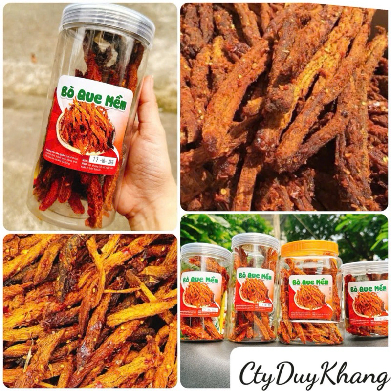 KHÔ BÒ QUE Cao Cấp Tây Nguyên 100% Thịt Bò -1hộp 300GR