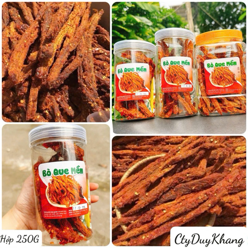 KHÔ BÒ QUE MỀM cao cấp LOẠI 1- 1HỘP 250G