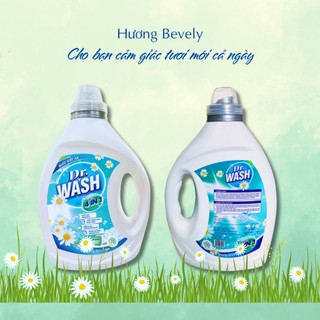 Nước giặt xả quần áo Dr.Wash 2.4l cao cấp lưu hương 24h - SPCa000103