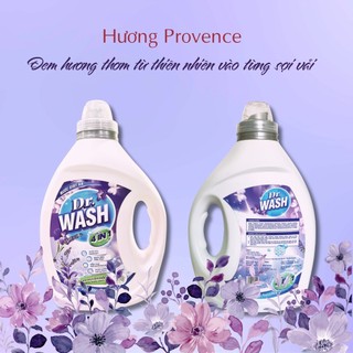 Nước giặt xả quần áo Dr.Wash 2.4l cao cấp lưu hương 24h - SPCa000103