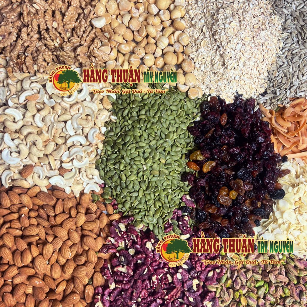 Ngũ Cốc Hạt Dinh Dưỡng Ăn Liền Granola Hằng Thuận Tây Nguyên