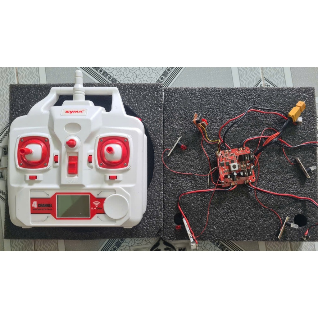 [Tx Rx] Mạch và Tay điều khiển Flycam Syma X8HW dùng để chế drone ...