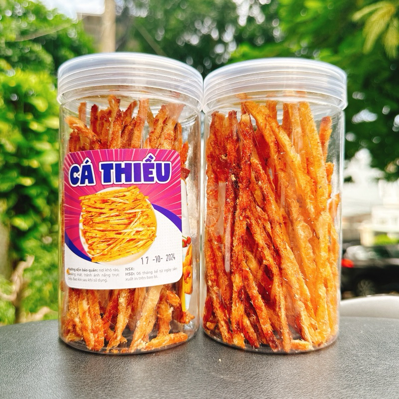 CÁ THIỀU QUE TẨM VỊ NƯỚNG loại ngon đặc biệt - HỘP pet 250GR