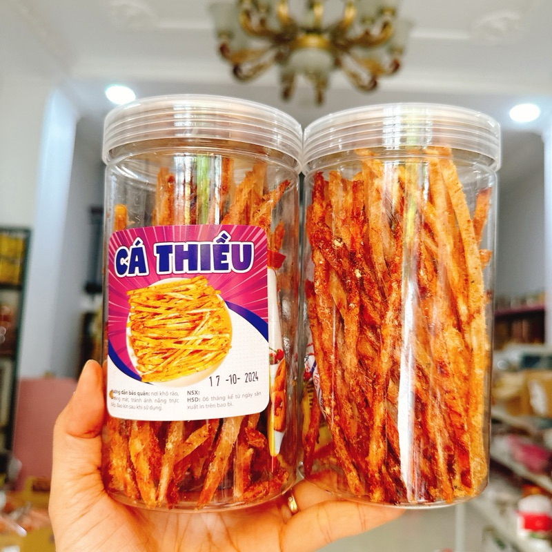 CÁ THIỀU QUE TẨM VỊ NƯỚNG loại ngon đặc biệt - HỘP pet 250GR