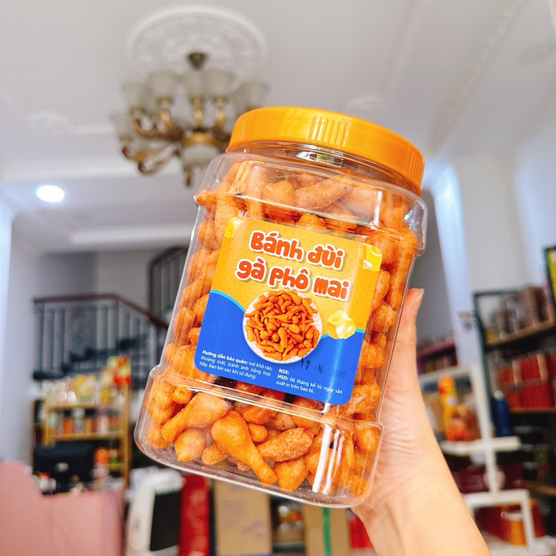 BÁNH ĐÙI GÀ PHÔ MAI CAY - Hộp 500G