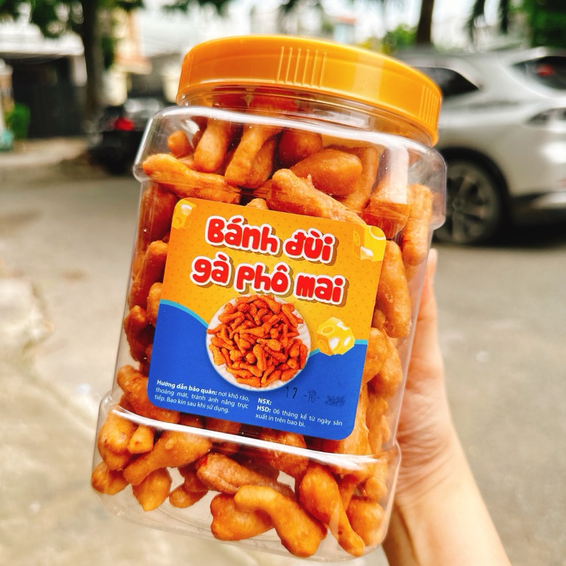 BÁNH ĐÙI GÀ PHÔ MAI CAY - Hộp 500G