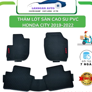 Thảm lót sàn PVC ô tô Honda City 2020-2021 HÀNG THƯỜNG ,không mùi an toàn dễ dàng vệ sinh giá tốt