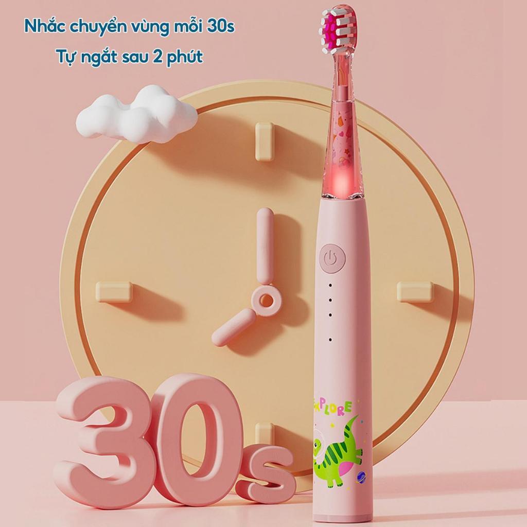 Bàn Chải Điện Cho Bé treVi Kids K01 Lông Bàn Chải Mềm Mại Bàn Chải Đánh Răng Trẻ Em Thông Minh An Toàn Cho Răng Nhạy Cảm