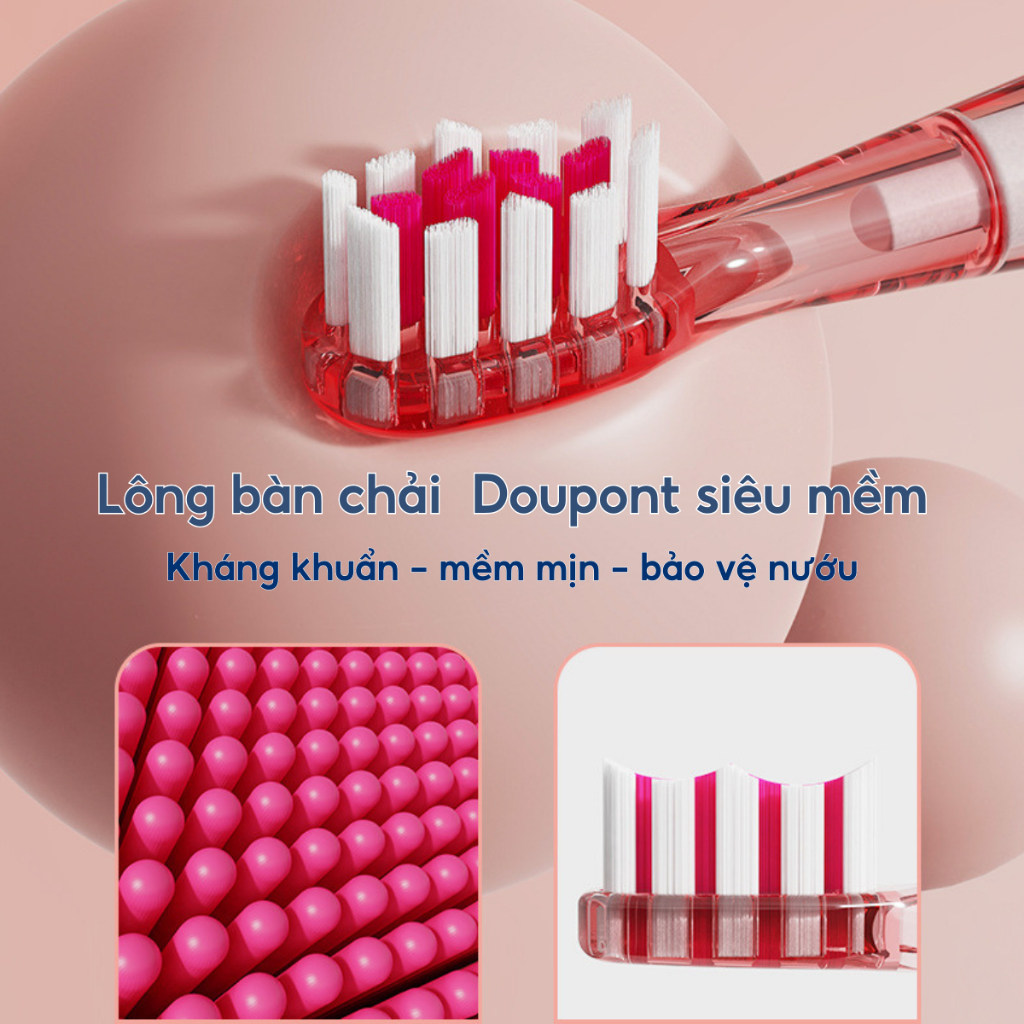Bàn Chải Điện Cho Bé treVi Kids K01 Lông Bàn Chải Mềm Mại Bàn Chải Đánh Răng Trẻ Em Thông Minh An Toàn Cho Răng Nhạy Cảm
