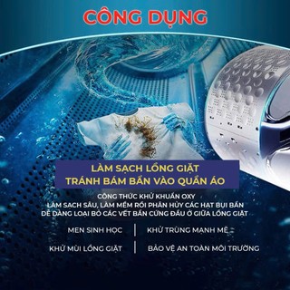Hộp 12 Viên Tẩy Vệ Sinh Lồng Máy Giặt Diệt Khuẩn , VIÊN SỦI TẨY LỒNG MÁY GIẶT SIÊU SẠCH- VIENTAYLONG