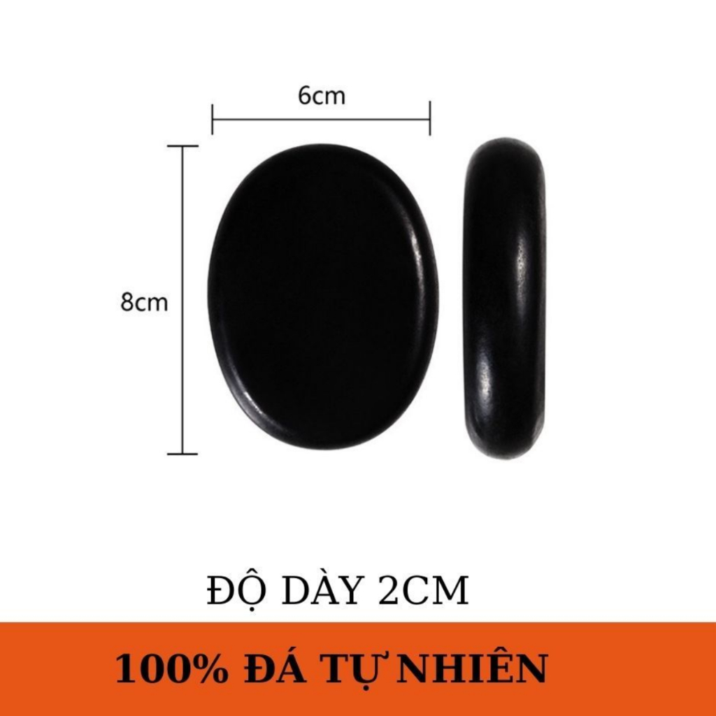 Combo 5 Đá nóng massage QA Happylife trong Spa giúp lưu thông tuần hoàn máu giảm căng thẳng mệt mỏi