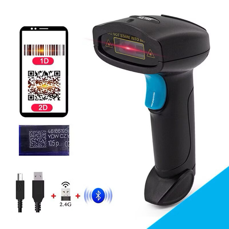 [ HỎA TỐC] Máy Quét Mã Vạch Mã QR Code 2D Bluetooth HOLYHAH Không Dây ...