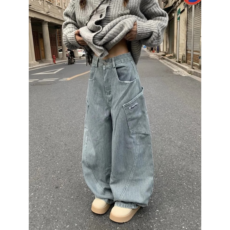 Varvet Quần Ống Rộng Baggy Retro Thời Trang Năng Động Cá Tính Unisex ...