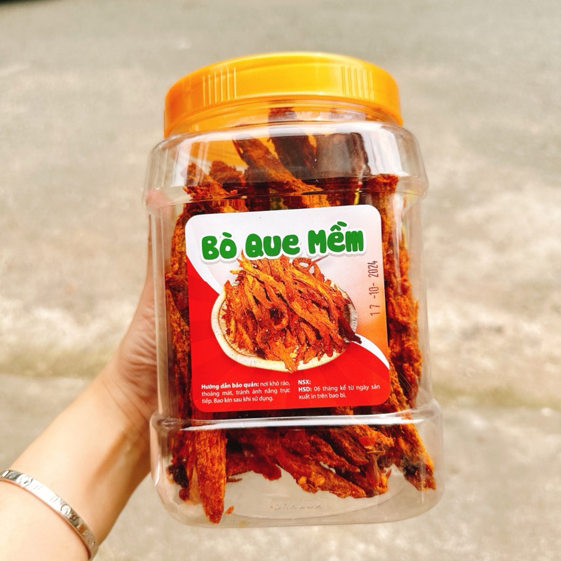 BÒ QUE MỀM Tẩm Vị loại ngon đặc biệt - HỘP 500GR