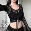 Bikini Set 3 món len ren trắng kem cho các nàng đi biển