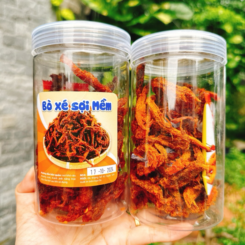 Khô Bò Xé Mềm - Nguyên Chất 100% Bò Thật Tây Nguyên