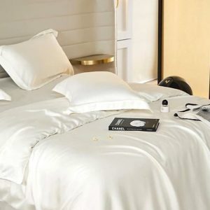 Bộ chăn ga gối ra giường lụa tencel siêu mềm mịn Hàn Quốc Julia 899