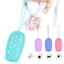 BÔNG TẮM HÌNH CON CHUỘT - Bông Tắm Bọt Biển Silicon hinhf chuột Có Gai Massage 2 mặt - BONGTAMTAOBOT