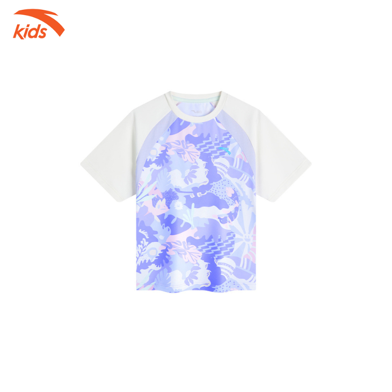 Áo phông thể thao bé gái Anta Kids Cycling-1P 3624C9104
