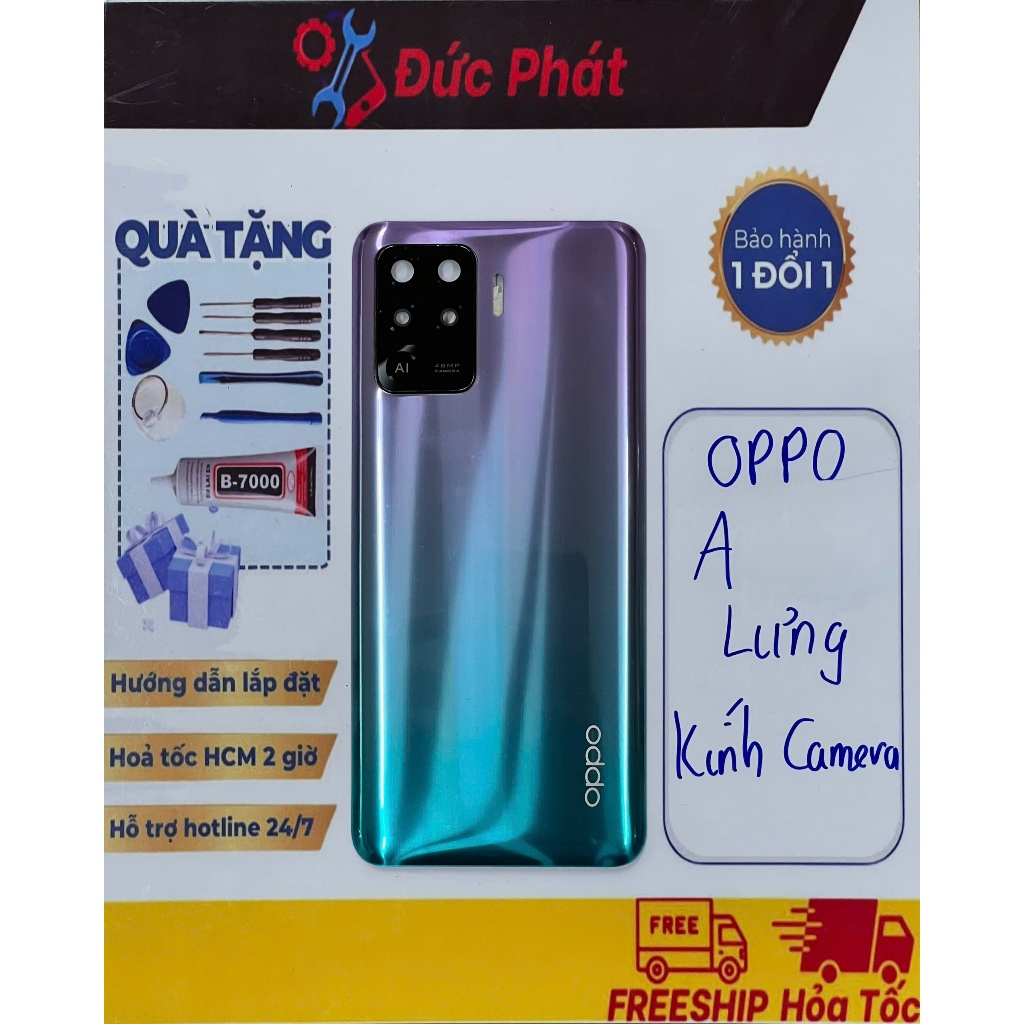 Lưng + Kính Camera OPPO A94 4G New (Tặng keo dán và bộ sửa) | Shopee ...