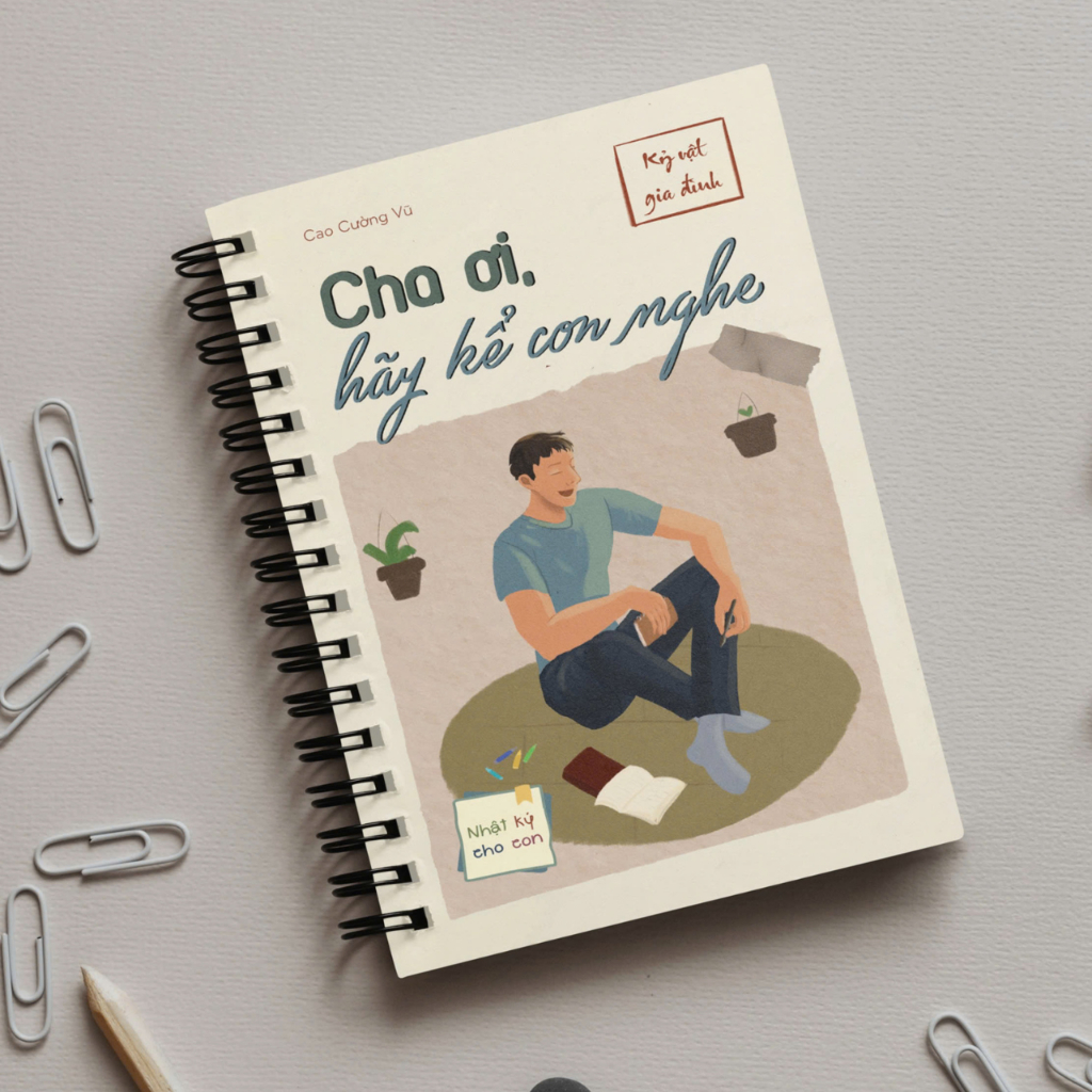 Sách - Cha Ơi, Hãy Kể Con Nghe - Cao Cường Vũ - SBOOKS