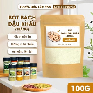 Bột bạch đậu khấu trắng 100g, Cardamon, gia vị nấu ăn - Lãn Ông