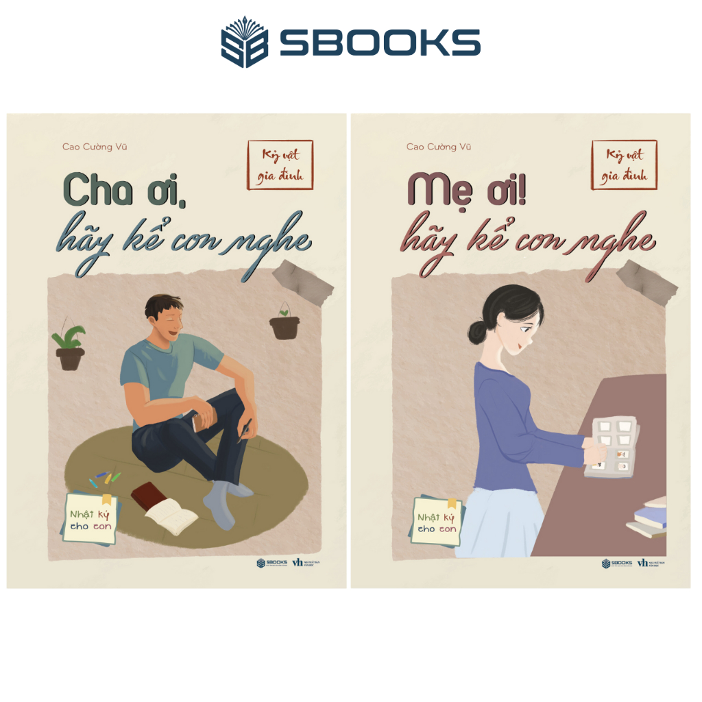 Sách - Combo 2 Cuốn: Cha Ơi, Hãy Kể Con Nghe + Mẹ ƠI! Hãy Kể Con Nghe - SBOOKS