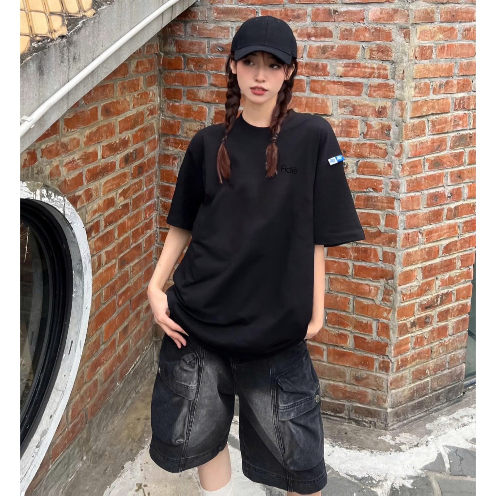 Ảnh Áo thun FIDE phông unisex form rộng local brand nam nữ cổ tròn oversize - AT115 3